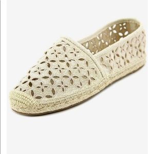 Michael Kors NEW Ivory Tan Brown Espadrilles Flats